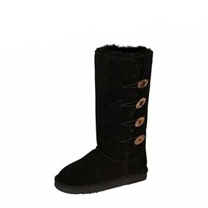 Kemi Boots Katie Black SuedeSize 8,9, Women'sClosure: ButtonStylish Wint…